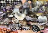 AGBS232 15 inches 20*35mm - 30*40mm freeform botswana agate beads