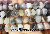 AGBS235 15 inches 12*16mm - 13*18mm faceted nuggets botswana agate beads