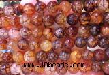 AGBS332 15 inches 10mm round coffee dragon veins agate beads wholesale