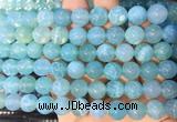 AGBS357 15 inches 10mm round blue dragon veins agate beads wholesale