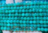 AGBS379 15 inches 6mm round green dragon veins agate beads wholesale
