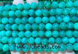 AGBS380 15 inches 8mm round green dragon veins agate beads wholesale