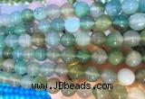 AGBS396 15 inches 10mm round green agate beads wholesale
