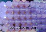AGBS401 15 inches 12mm round purple agate beads wholesale
