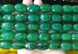 AGBS433 15 inches 13*18mm faceted drum agate beads wholesale