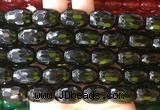 AGBS435 15 inches 13*18mm faceted drum agate beads wholesale
