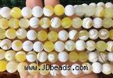 AGBS438 15 inches 10mm round Matte agate beads wholesale
