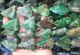 AGBS446 15 inches 25*28mm - 32*35mm triangle crazy lace agate beads wholesale