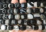 AGBS451 15 inches 12*14mm drum agate gemstone beads wholesale