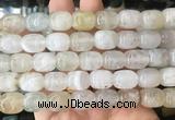 AGBS452 15 inches 12*14mm drum agate gemstone beads wholesale