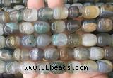 AGBS453 15 inches 12*14mm drum agate gemstone beads wholesale