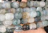 AGBS457 15 inches 13*15mm drum agate gemstone beads wholesale