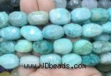 AMBS16 15 inches 12*16mm - 13*18mm faceted nuggets amazonite beads