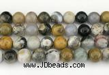 CAA5334 15.5 inches 12mm round ocean agate beads wholesale