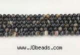 CAA5428 15.5 inches 8mm round agate gemstone beads