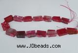 CAG7389 15.5 inches 15*20mm - 18*25mm freeform dragon veins agate beads