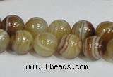 CAG939 16 inches 12mm round madagascar agate gemstone beads