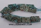 CAG9697 15.5 inches 30*45mm - 35*50mm rectangle ocean agate beads
