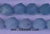 CAM1419 15.5 inches 12mm faceted nuggets Chinese amazonite beads
