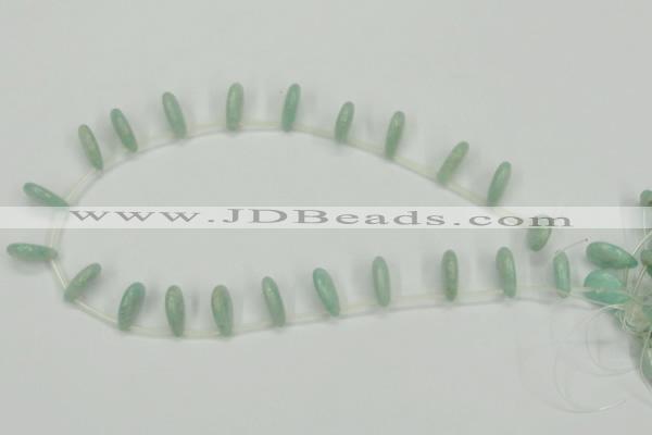 CAM418 15.5 inches flat teardrop 13*18mm natural russian amazonite beads