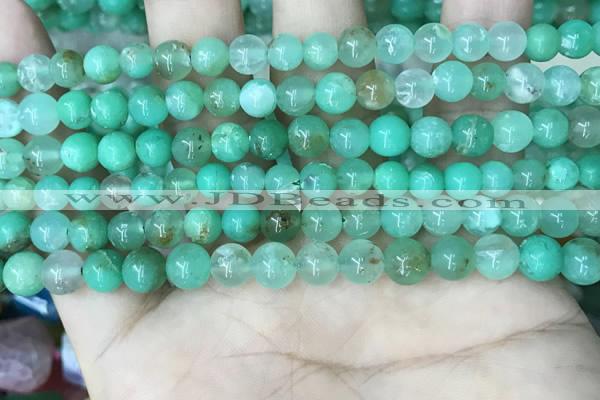 CAU440 15.5 inches 6.5mm - 7mm round Australia chrysoprase beads