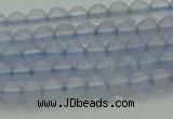 CBC450 15.5 inches 4mm round blue chalcedony beads wholesale