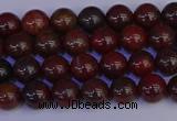 CBD350 15.5 inches 4mm round poppy jasper beads wholesale