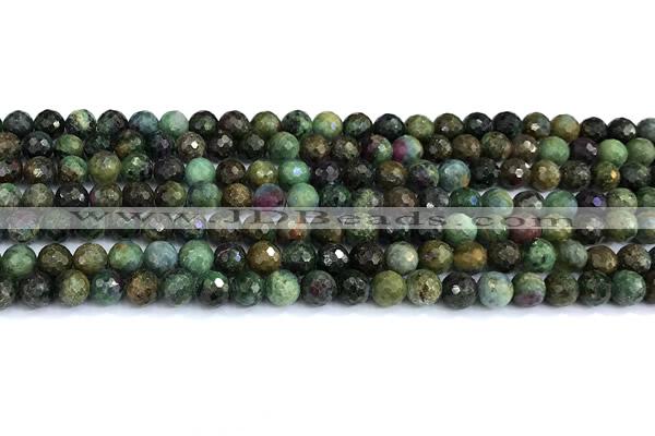 CCB1280 15 inches 6mm faceted round gemstone beads