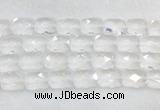 CCBS36 15 inches 13*18mm faceted rectangle white crystal beads wholesale