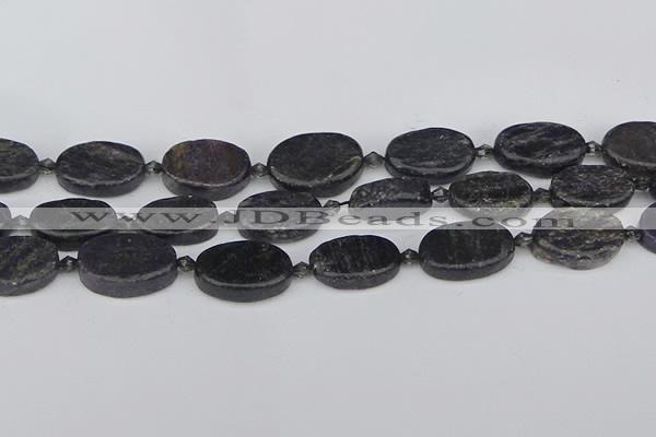 CCG129 15.5 inches 15*20mm oval charoite gemstone beads