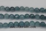 CCN1910 15 inches 4mm faceted round candy jade beads wholesale