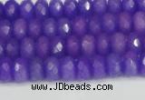 CCN4163 15.5 inches 5*8mm faceted rondelle candy jade beads