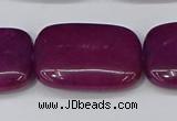 CCN4195 15.5 inches 18*25mm rectangle candy jade beads wholesale
