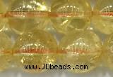 CCR383 15 inches 10mm round citrine beads wholesale