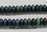 CCS73 15.5 inches 5*8mm rondelle dyed chrysocolla gemstone beads