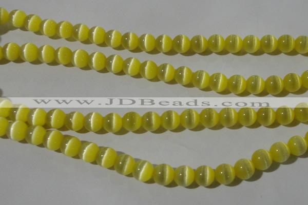 CCT1327 15 inches 6mm round cats eye beads wholesale