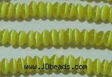 CCT213 15 inches 2*4mm rondelle cats eye beads wholesale