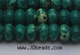 CDE2677 15.5 inches 13*18mm rondelle dyed sea sediment jasper beads