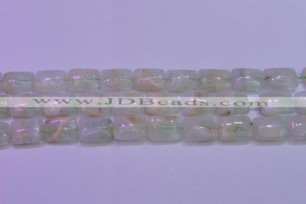 CFL1227 15.5 inches 15*20mm rectangle green fluorite gemstone beads