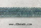 CFL1515 15.5 inches 6mm round blue fluorite gemstone beads