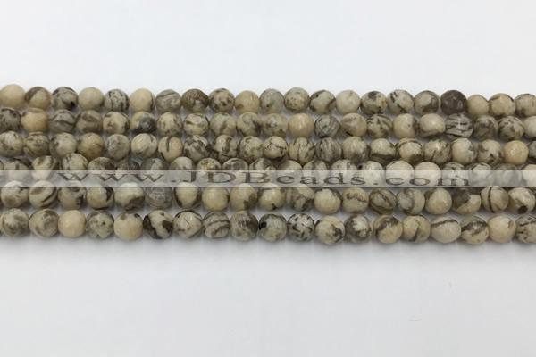 CFS408 15.5 inches 4mm faceted round feldspar beads wholesale