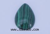 CGC32 2pcs 18*25mm flat teardrop natural malachite gemstone cabochons