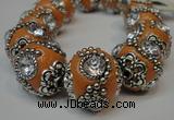 CIB202 19mm round fashion Indonesia jewelry beads wholesale
