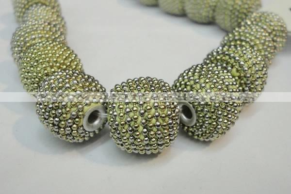 CIB412 20mm round fashion Indonesia jewelry beads wholesale