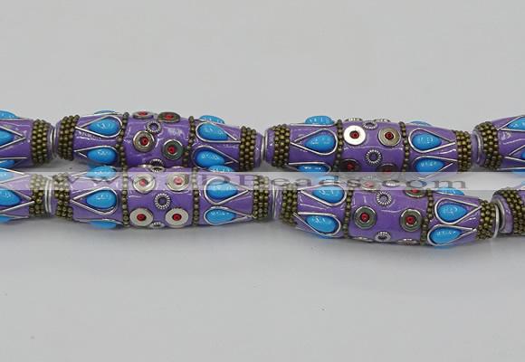 CIB565 16*60mm rice fashion Indonesia jewelry beads wholesale