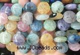 CIBS59 15 inches 18mm coin Agate gemstone beads wholesale