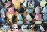 CIBS60 15 inches 18mm coin Agate gemstone beads wholesale