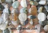 CIBS63 15 inches 20mm coin Agate gemstone beads wholesale
