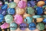 CIBS64 15 inches 20mm coin Agate gemstone beads wholesale