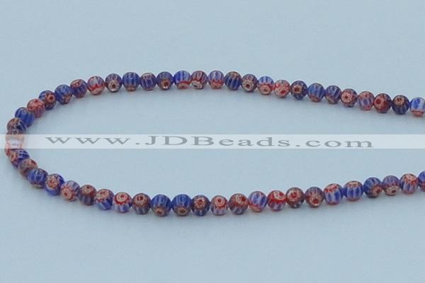 CLG628 10PCS 16 inches 6mm round lampwork glass beads wholesale